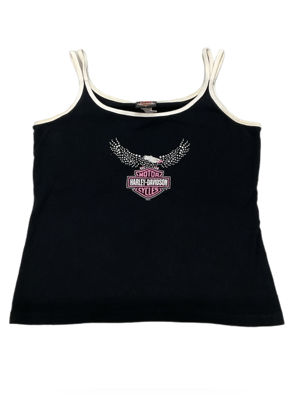 Vintage Harley Davidson Grand Cayman Double Strap Tank Women’s